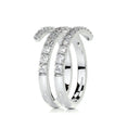 Load image into Gallery viewer, 1ct Round EF- VVS Diamond Spiral Wedding Band
