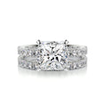 Load image into Gallery viewer, Radiant 2.0 CT Princess Cut Lab Grown Diamond Bridal Set
