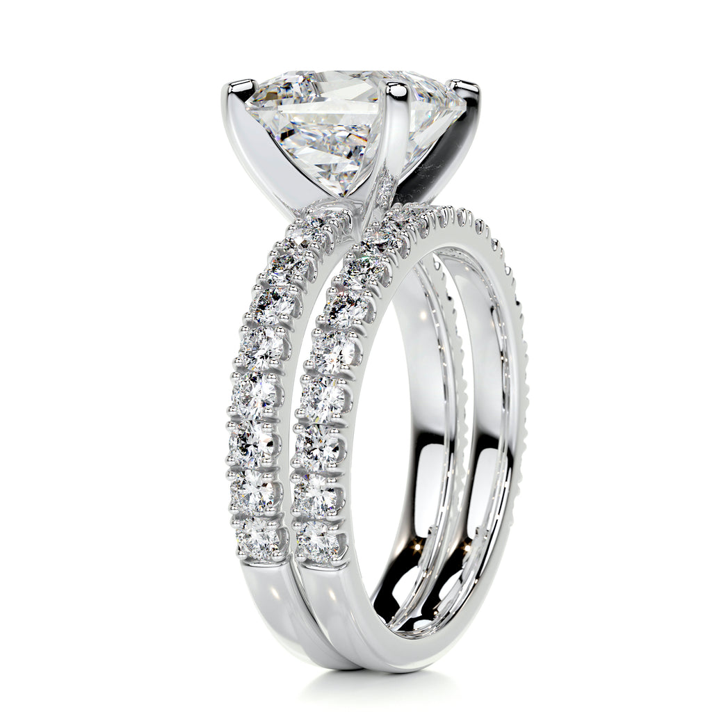 Radiant 2.0 CT Princess Cut Lab Grown Diamond Bridal Set