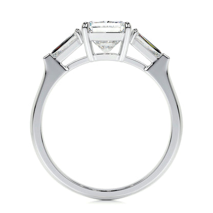 1.50 CT Radiant Three Stones CVD G/VS2 Diamond Engagement Ring 5
