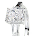 Load image into Gallery viewer, 1.50 CT Radiant Cut Lab Grown Diamond Three-Stone Engagement Ring
