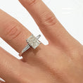 Load image into Gallery viewer, 1.50 CT Radiant Cut Lab Grown Diamond Three-Stone Engagement Ring
