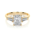 Load image into Gallery viewer, 1.50 CT Radiant Cut Lab Grown Diamond Three-Stone Engagement Ring
