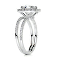 Load image into Gallery viewer, 2.0 CT Round Lab Grown Diamond Halo Elegance Bridal Set
