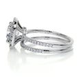 Load image into Gallery viewer, 2.0 CT Round Lab Grown Diamond Halo Elegance Bridal Set
