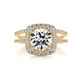 Load image into Gallery viewer, 2.0 CT Round Lab Grown Diamond Halo Elegance Bridal Set
