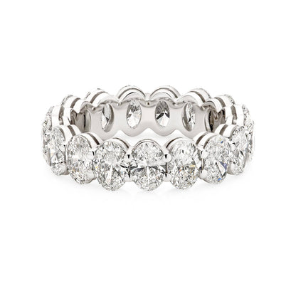 Curved- 0.25 CT Marquise Lab Grown Diamond Wedding Band