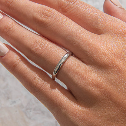Curved- 0.25 CT Marquise Lab Grown Diamond Wedding Band