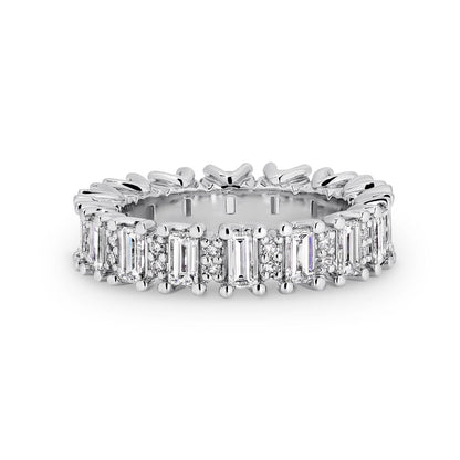 Curved- 0.25 CT Marquise Lab Grown Diamond Wedding Band