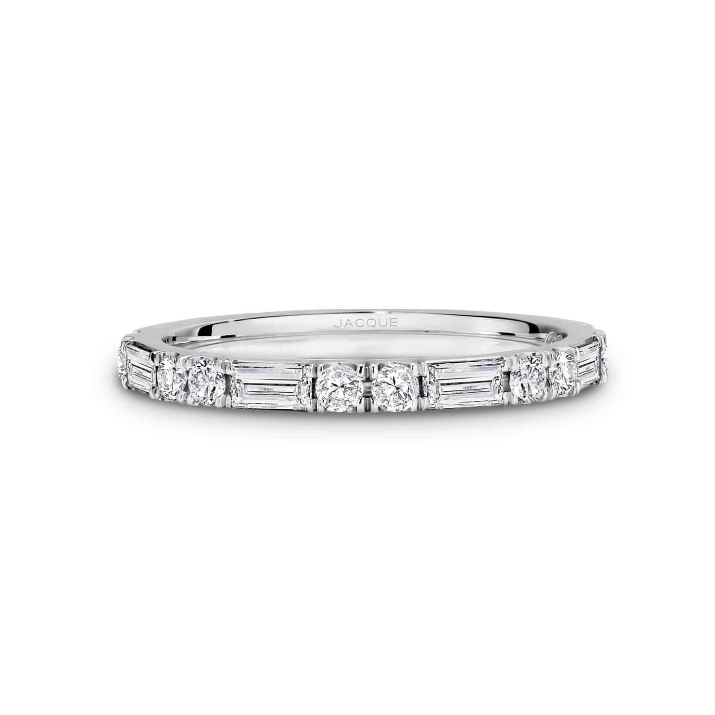 Curved- 0.25 CT Marquise Lab Grown Diamond Wedding Band