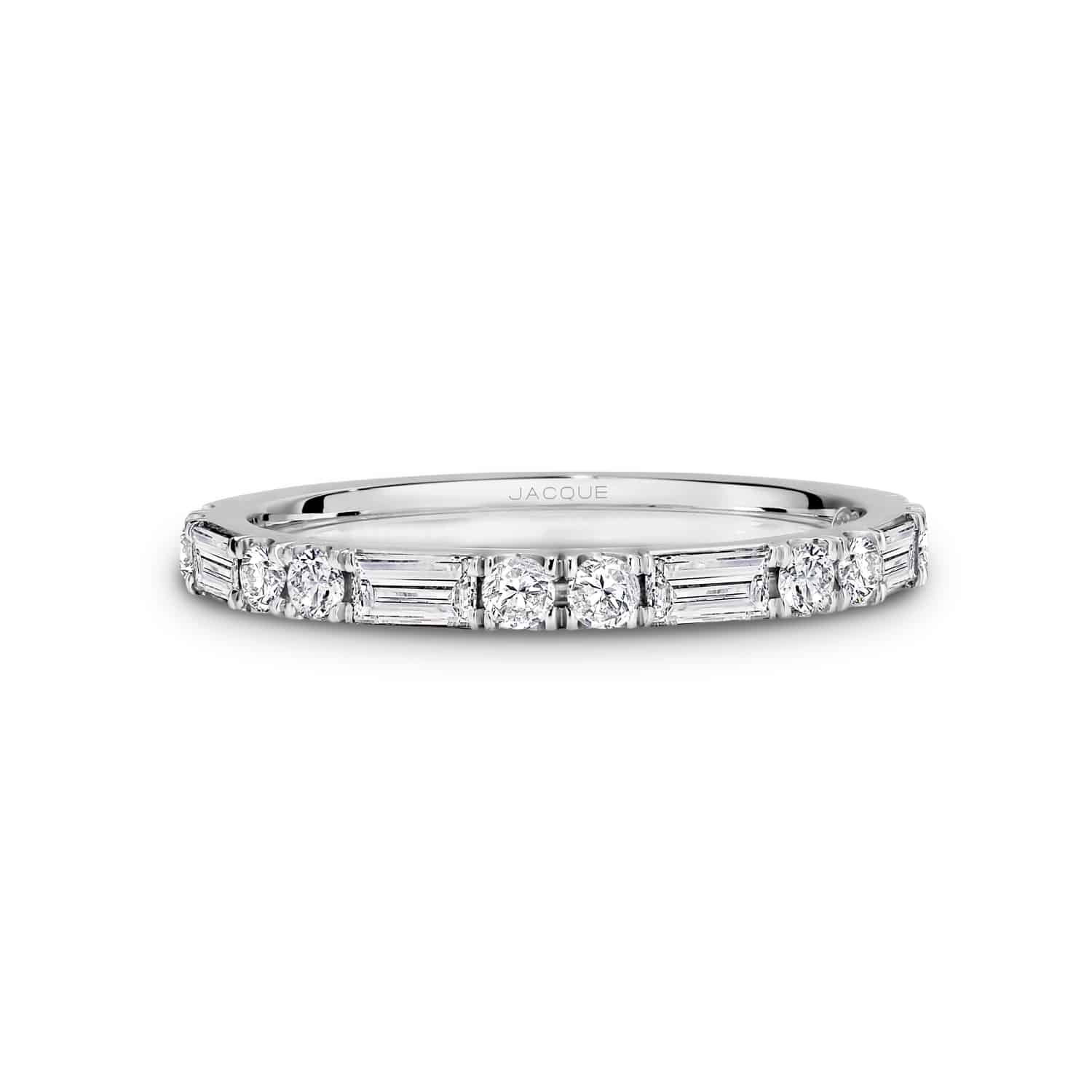 Curved- 0.25 CT Marquise Lab Grown Diamond Wedding Band