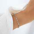 Load image into Gallery viewer, Elegant 0.05 TCW Round Lab-Grown Diamond Link Bracelet
