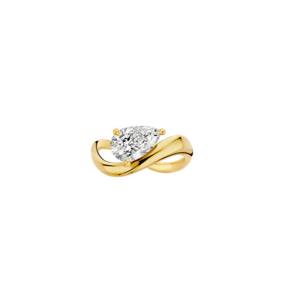 Hidden Halo-1.5 CT Round Lab Grown Diamond Engagement Ring