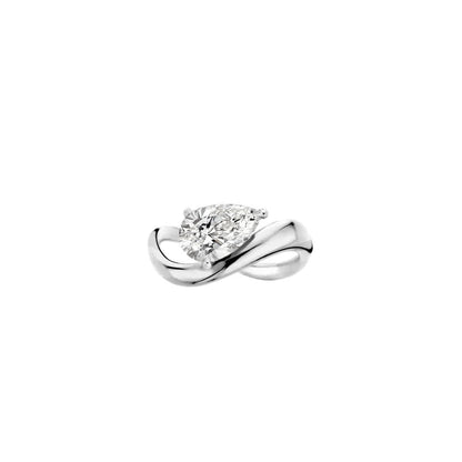 Hidden Halo-1.5 CT Round Lab Grown Diamond Engagement Ring