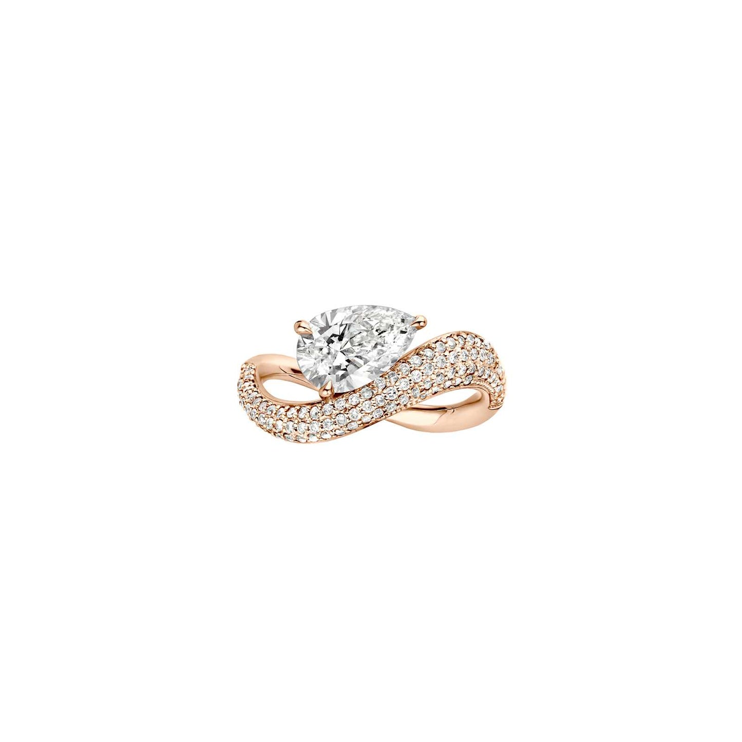 Hidden Halo-1.5 CT Round Lab Grown Diamond Engagement Ring