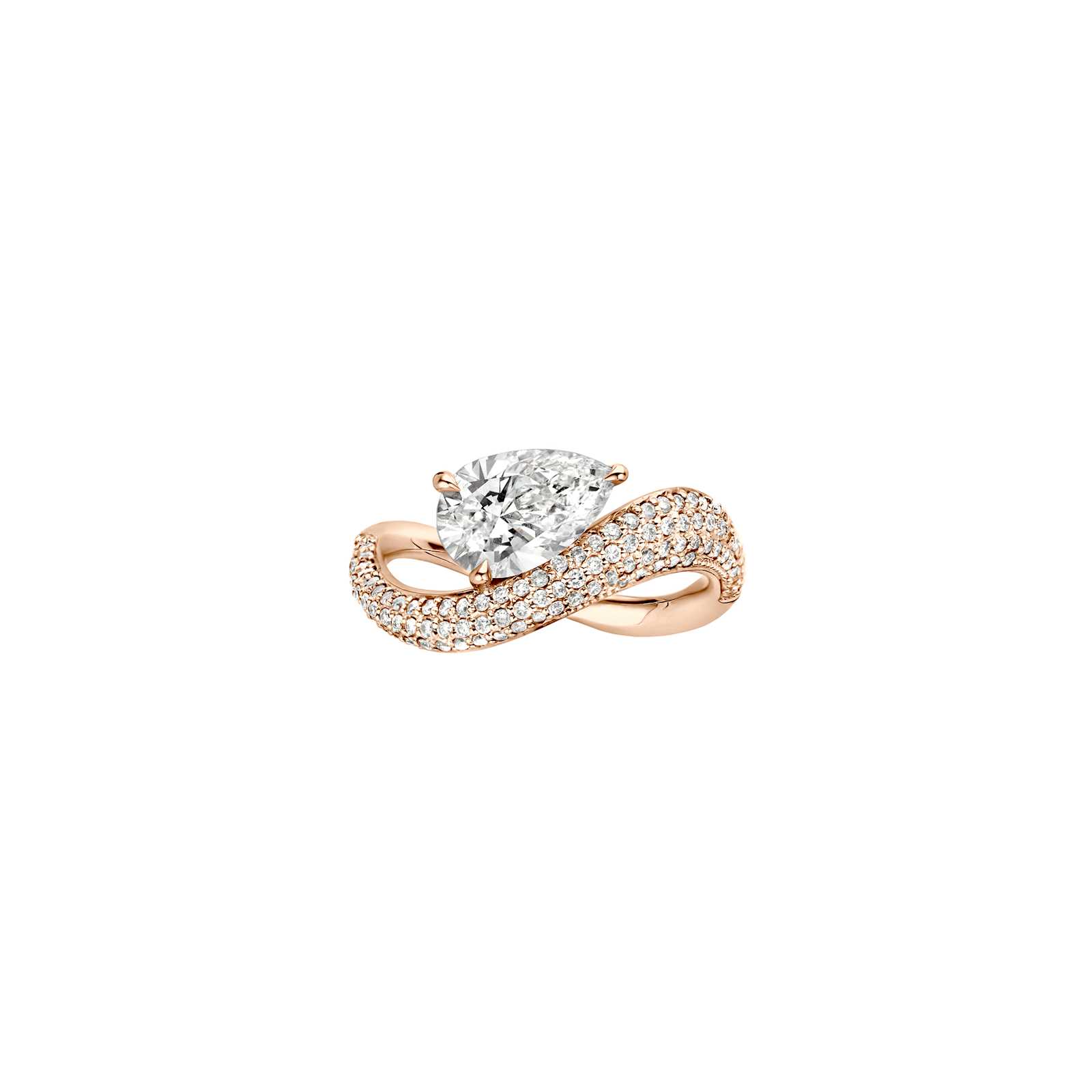 Hidden Halo-1.5 CT Round Lab Grown Diamond Engagement Ring