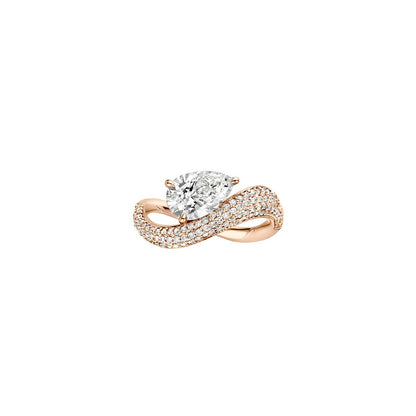 Hidden Halo-1.5 CT Round Lab Grown Diamond Engagement Ring