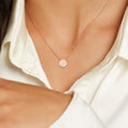 Load image into Gallery viewer, Radiant 0.2 TCW Round Lab-Grown Diamond Circle Necklace
