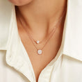 Load image into Gallery viewer, Radiant 0.2 TCW Round Lab-Grown Diamond Circle Necklace
