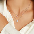 Load image into Gallery viewer, Radiant 0.2 TCW Round Lab-Grown Diamond Circle Necklace
