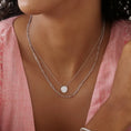 Load image into Gallery viewer, Radiant 0.2 TCW Round Lab-Grown Diamond Circle Necklace
