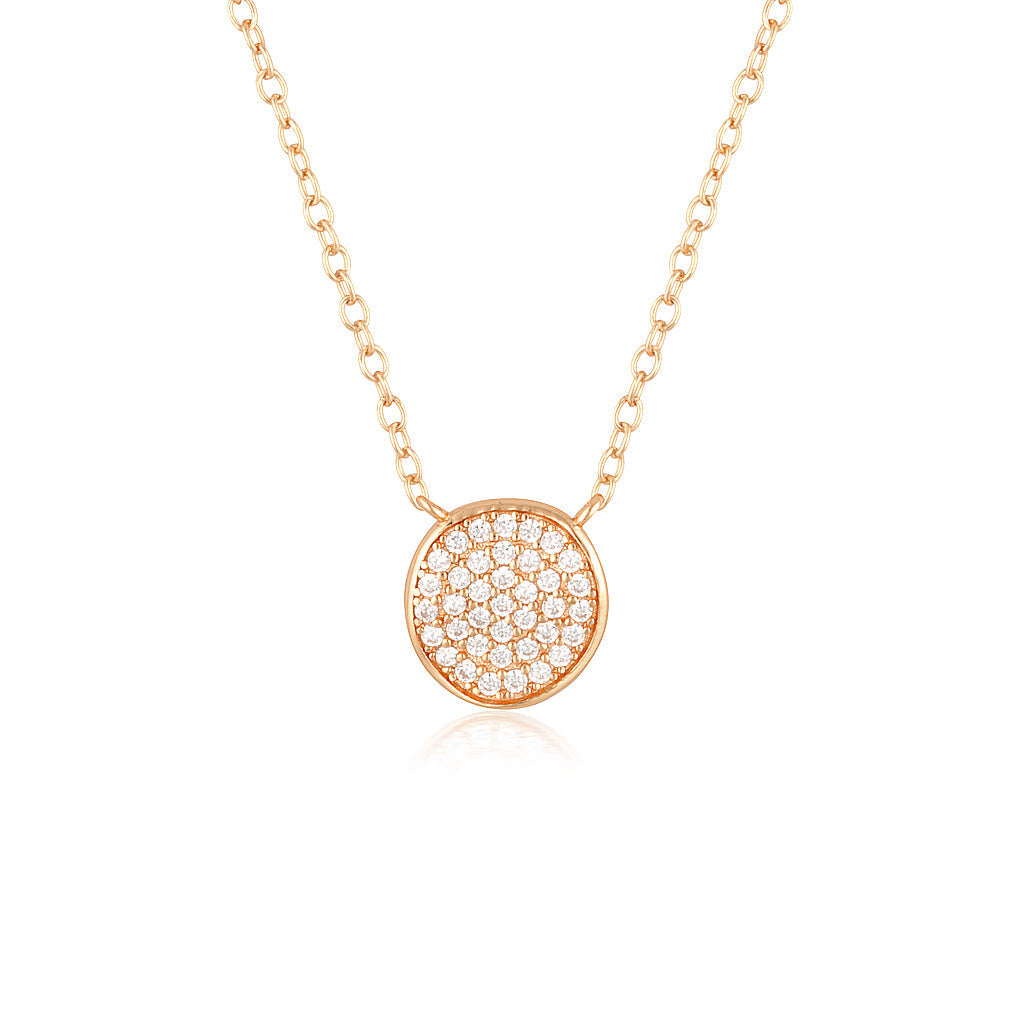 Radiant 0.2 TCW Round Lab-Grown Diamond Circle Necklace