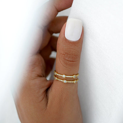 Elegant 0.20 TCW Round Lab-Grown Diamond Eternity Band 7