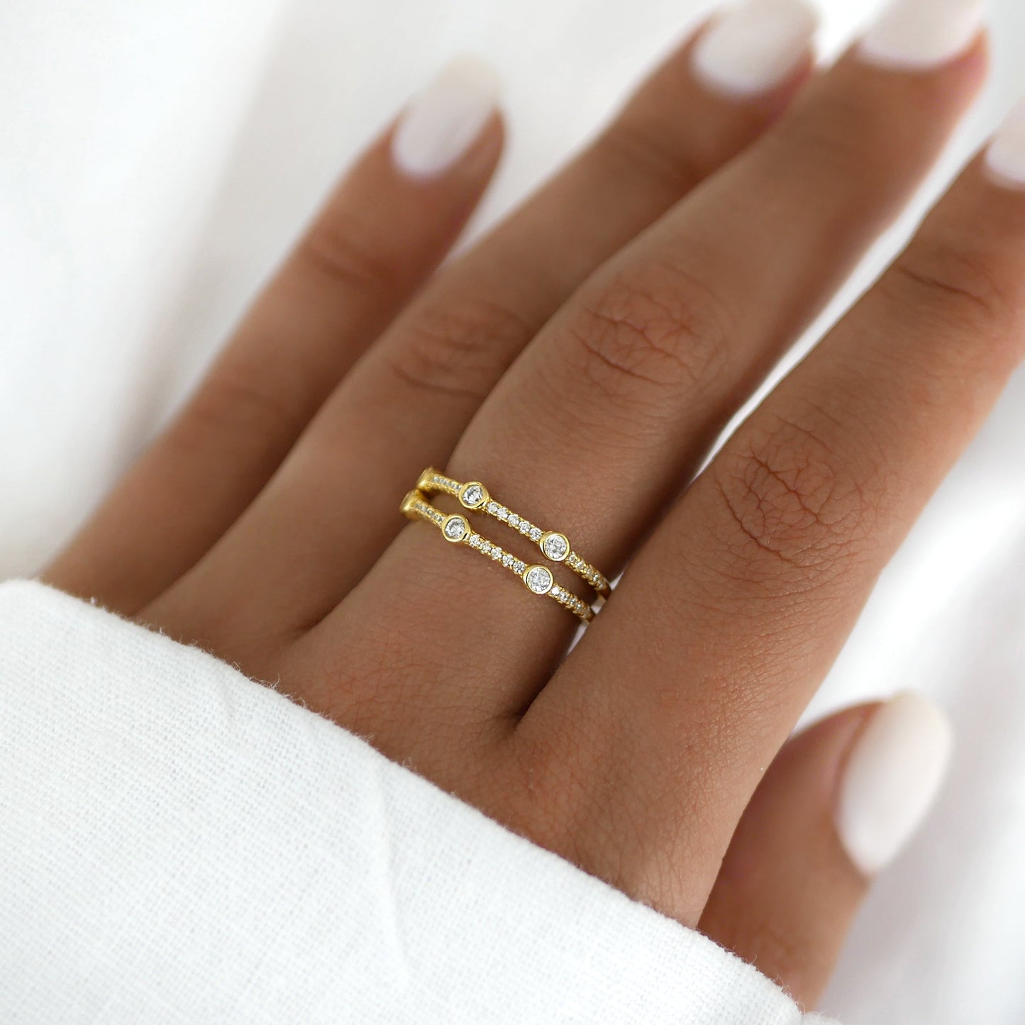 Elegant 0.20 TCW Round Lab-Grown Diamond Eternity Band 8