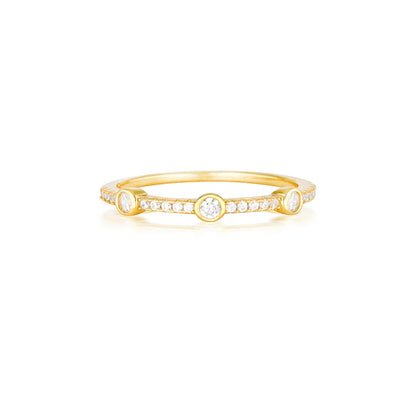 Elegant 0.20 TCW Round Lab-Grown Diamond Eternity Band 9