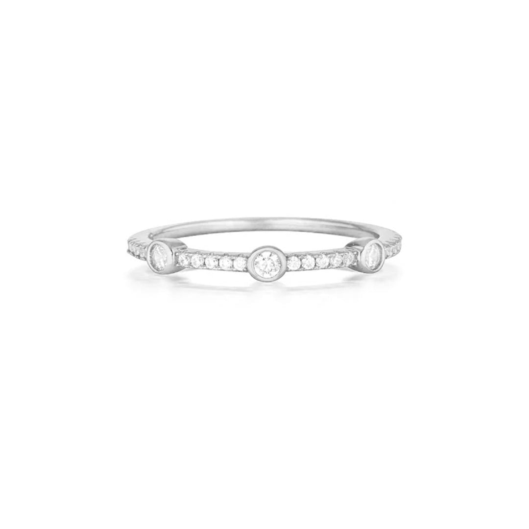 Elegant 0.20 TCW Round Lab-Grown Diamond Eternity Band 1