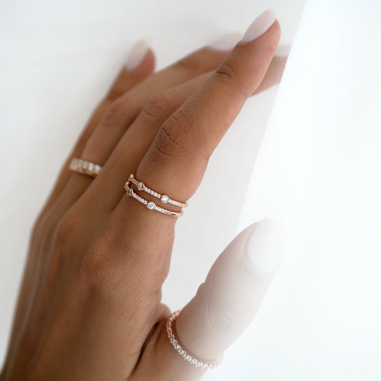 Elegant 0.20 TCW Round Lab-Grown Diamond Eternity Band 5