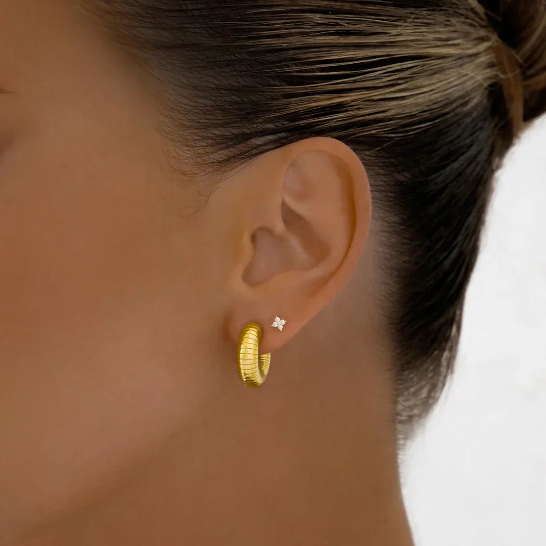 Classic Round Hoop Earrings 4