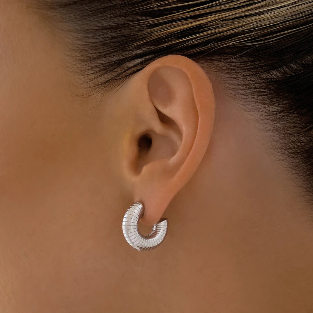 Classic Round Hoop Earrings 6