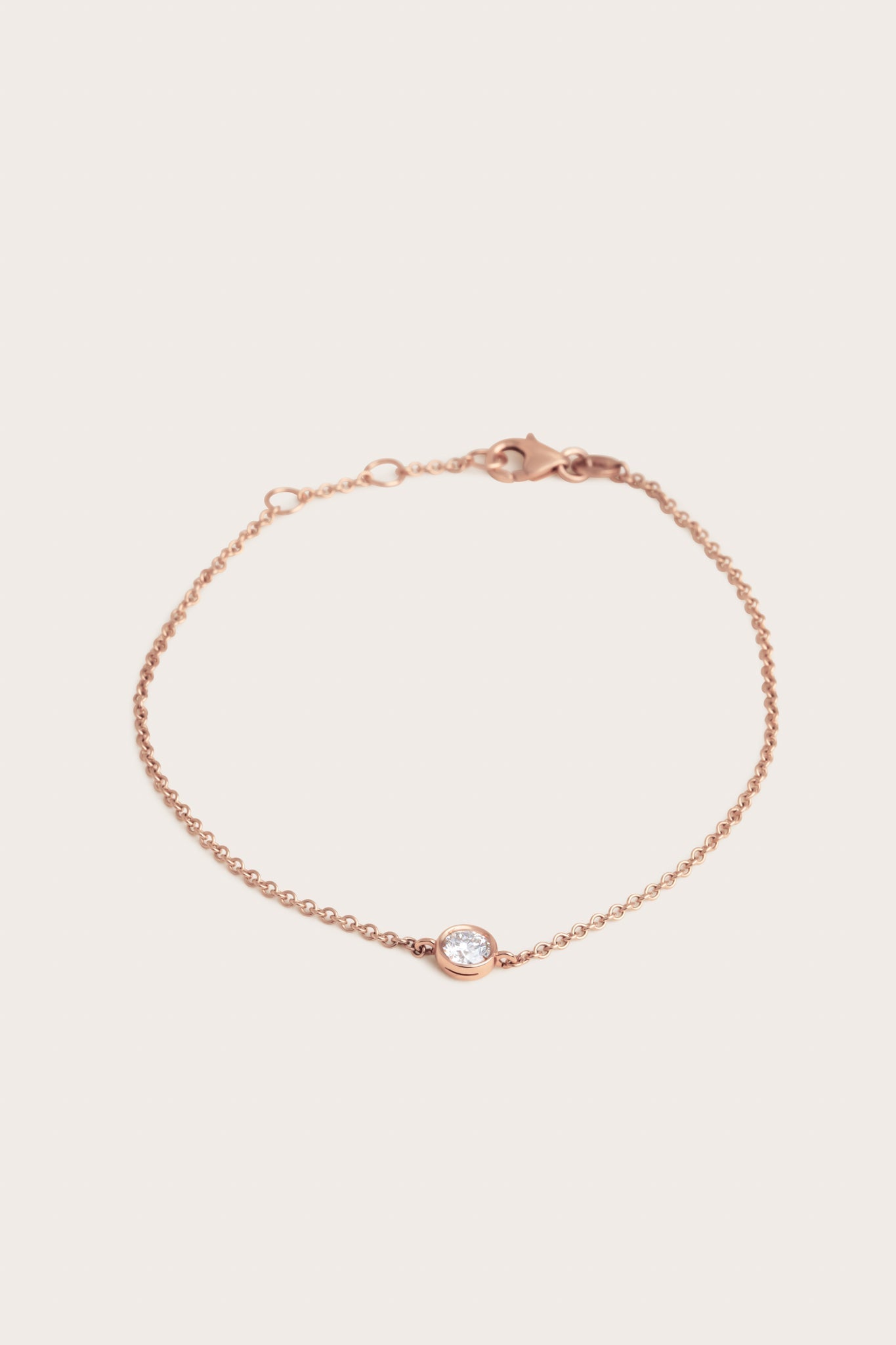 Solitaire Bezel-1.0 CT Oval Lab Grown Diamond Bracelets