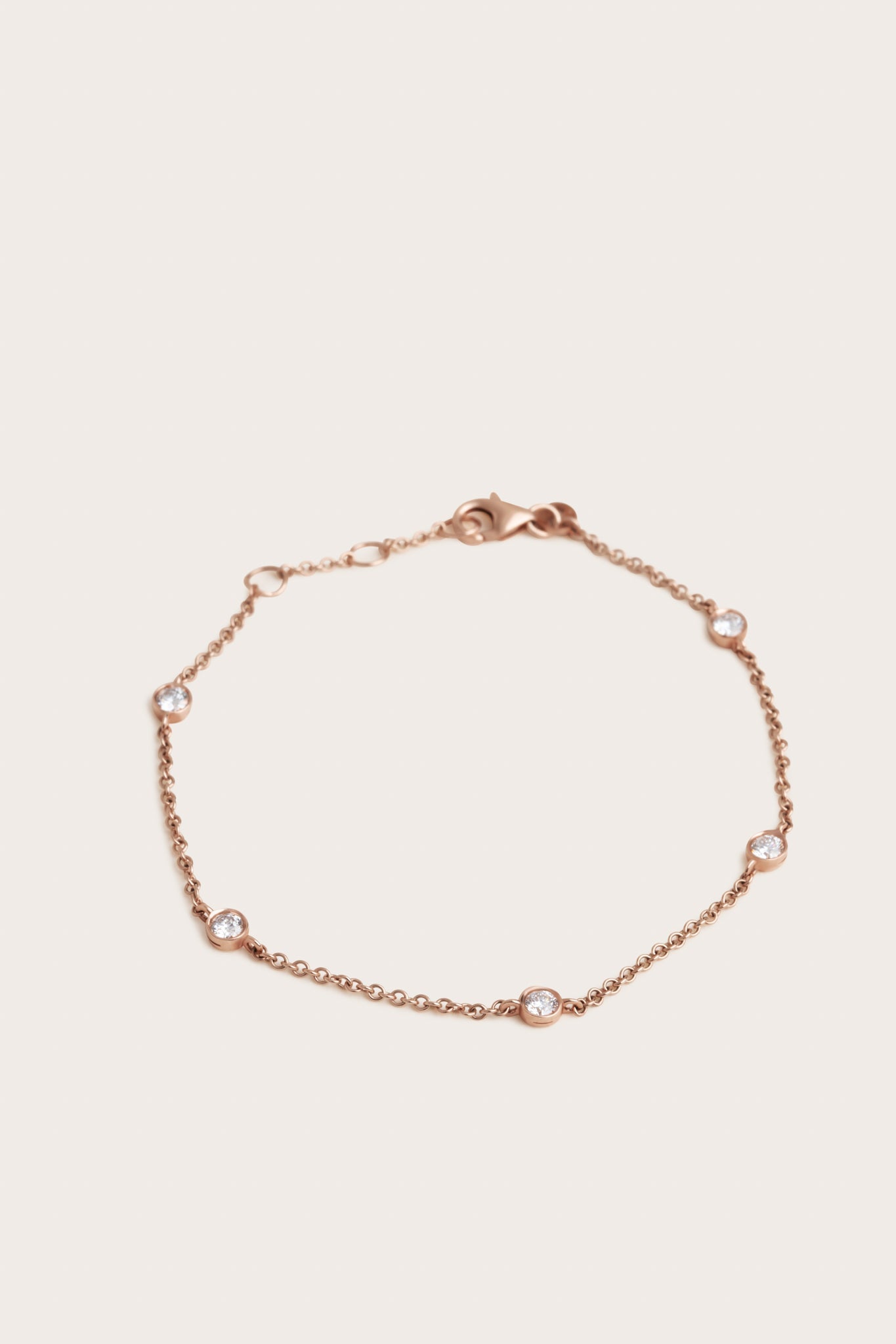 Solitaire Bezel-1.0 CT Oval Lab Grown Diamond Bracelets