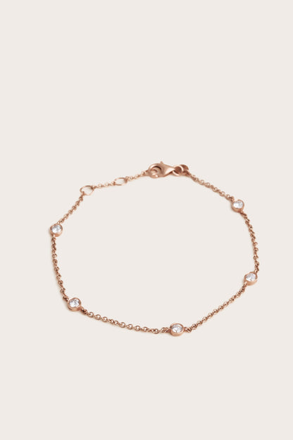 Solitaire Bezel-1.0 CT Oval Lab Grown Diamond Bracelets