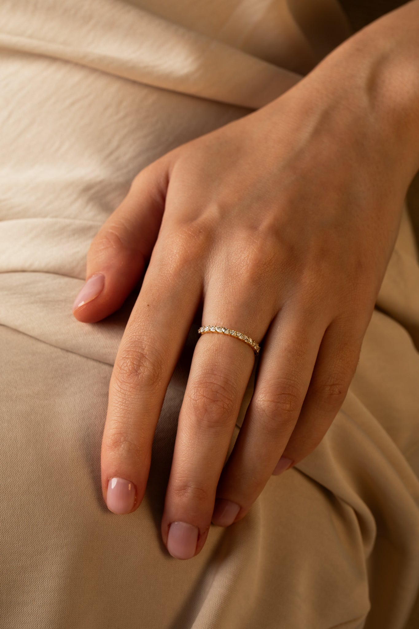 Eternity- 0.50 CT Round Lab Grown Diamond Wedding Band