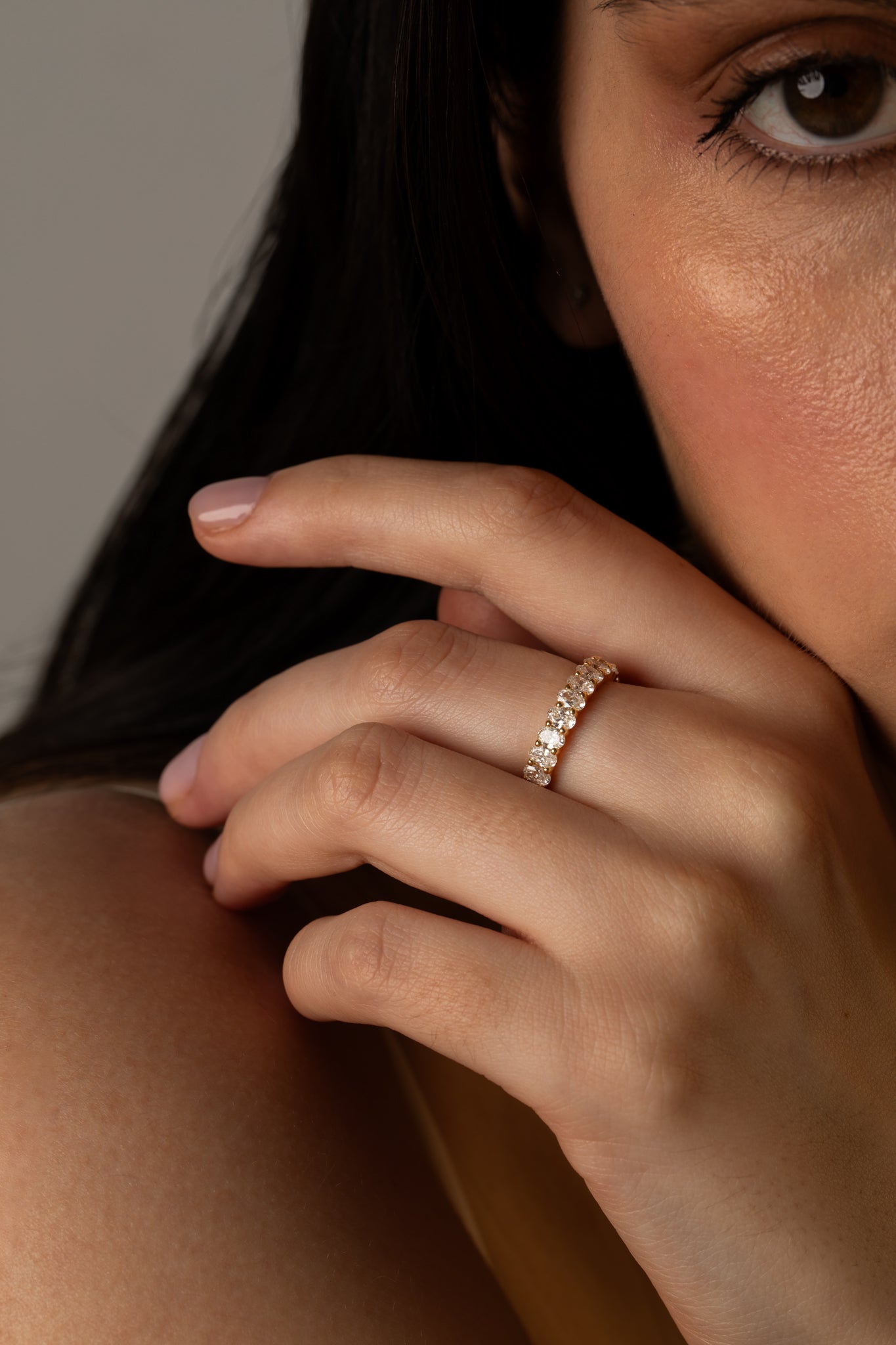 Eternity- 0.50 CT Round Lab Grown Diamond Wedding Band
