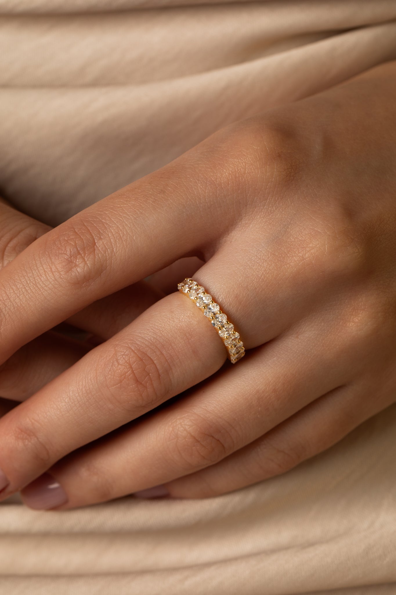 Eternity- 0.50 CT Round Lab Grown Diamond Wedding Band