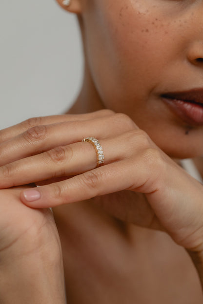 Eternity- 0.50 CT Round Lab Grown Diamond Wedding Band