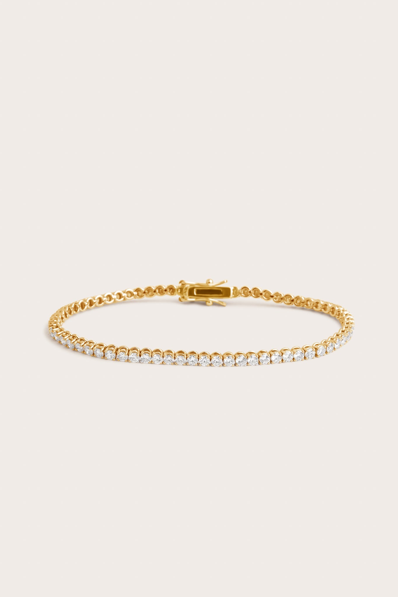 Solitaire Bezel-1.0 CT Oval Lab Grown Diamond Bracelets