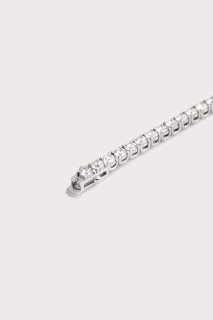 Solitaire Bezel-1.0 CT Oval Lab Grown Diamond Bracelets