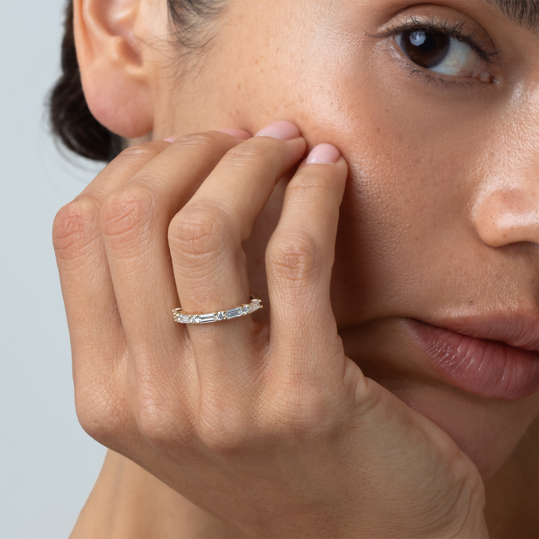 Eternity- 0.50 CT Round Lab Grown Diamond Wedding Band