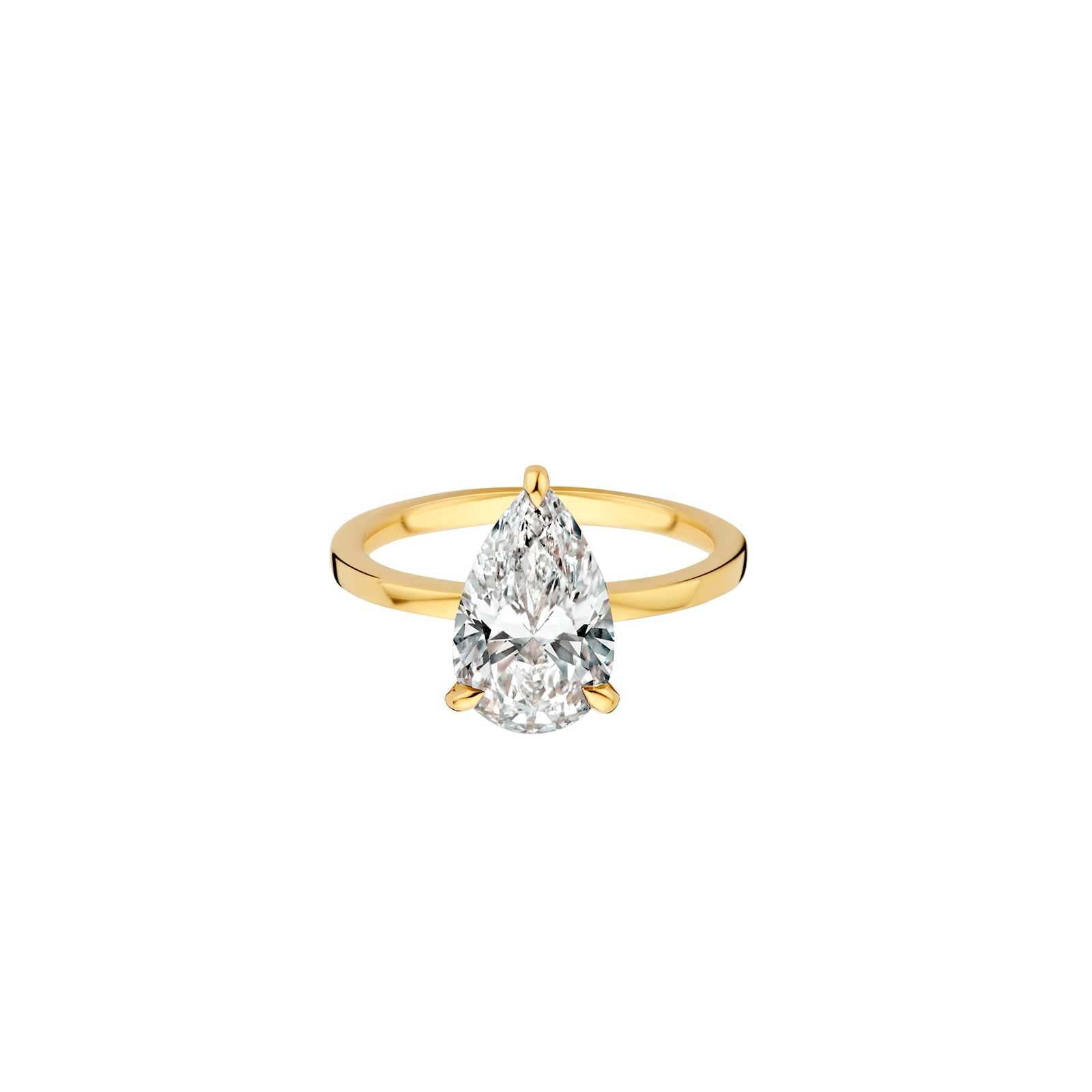 Hidden Halo-1.5 CT Round Lab Grown Diamond Engagement Ring