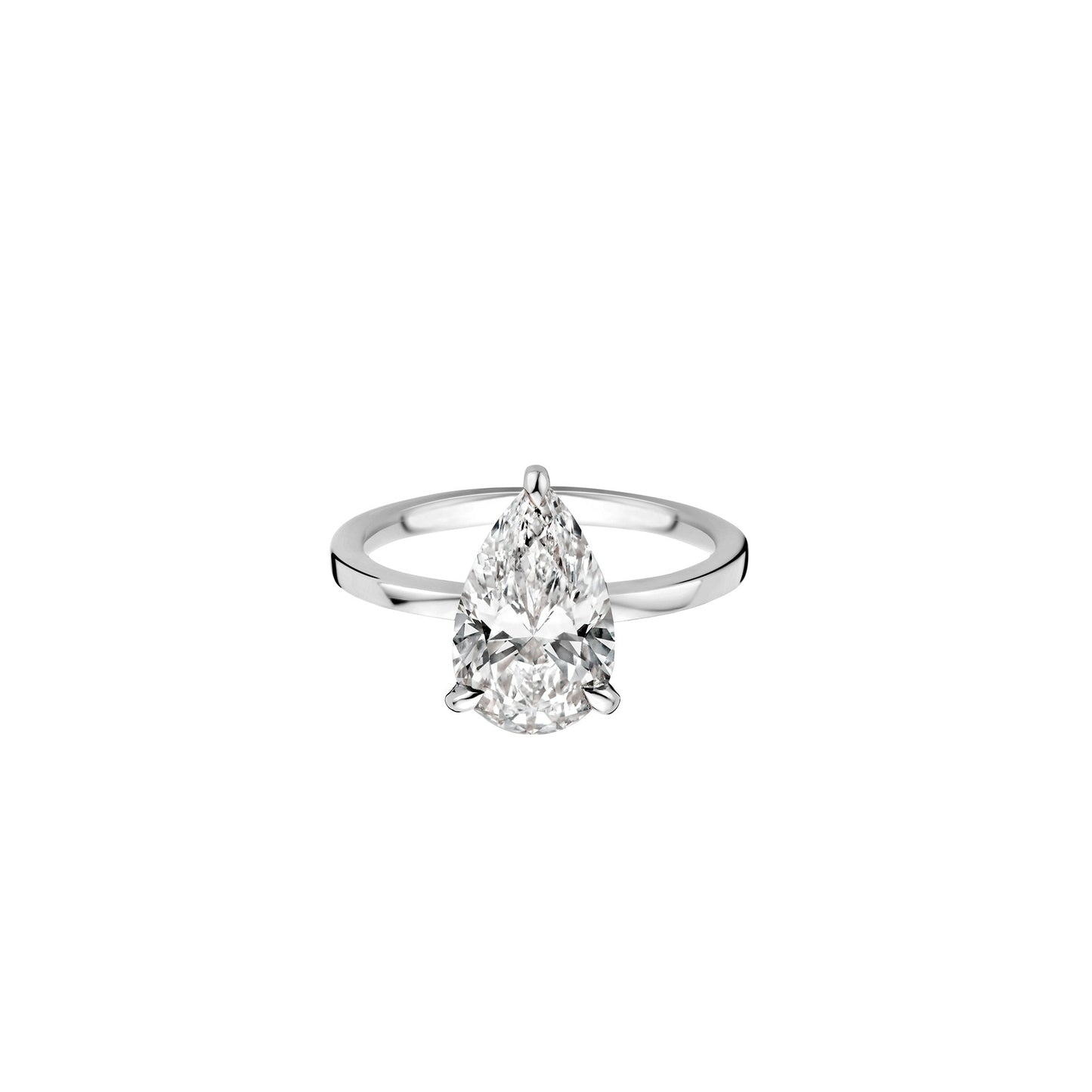 Hidden Halo-1.5 CT Round Lab Grown Diamond Engagement Ring