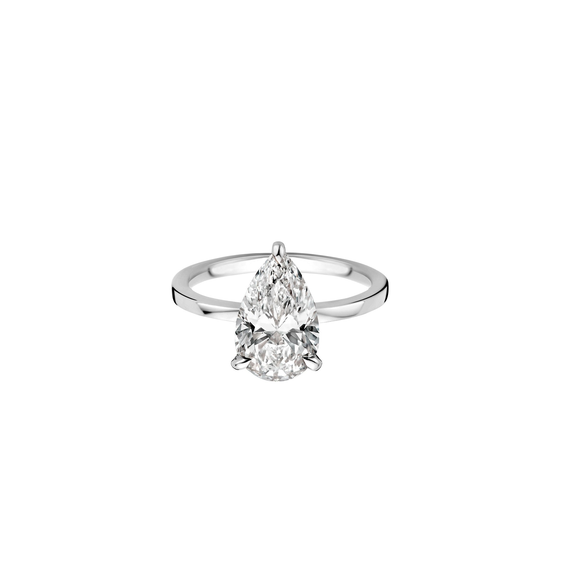 Hidden Halo-1.5 CT Round Lab Grown Diamond Engagement Ring