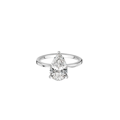 Hidden Halo-1.5 CT Round Lab Grown Diamond Engagement Ring