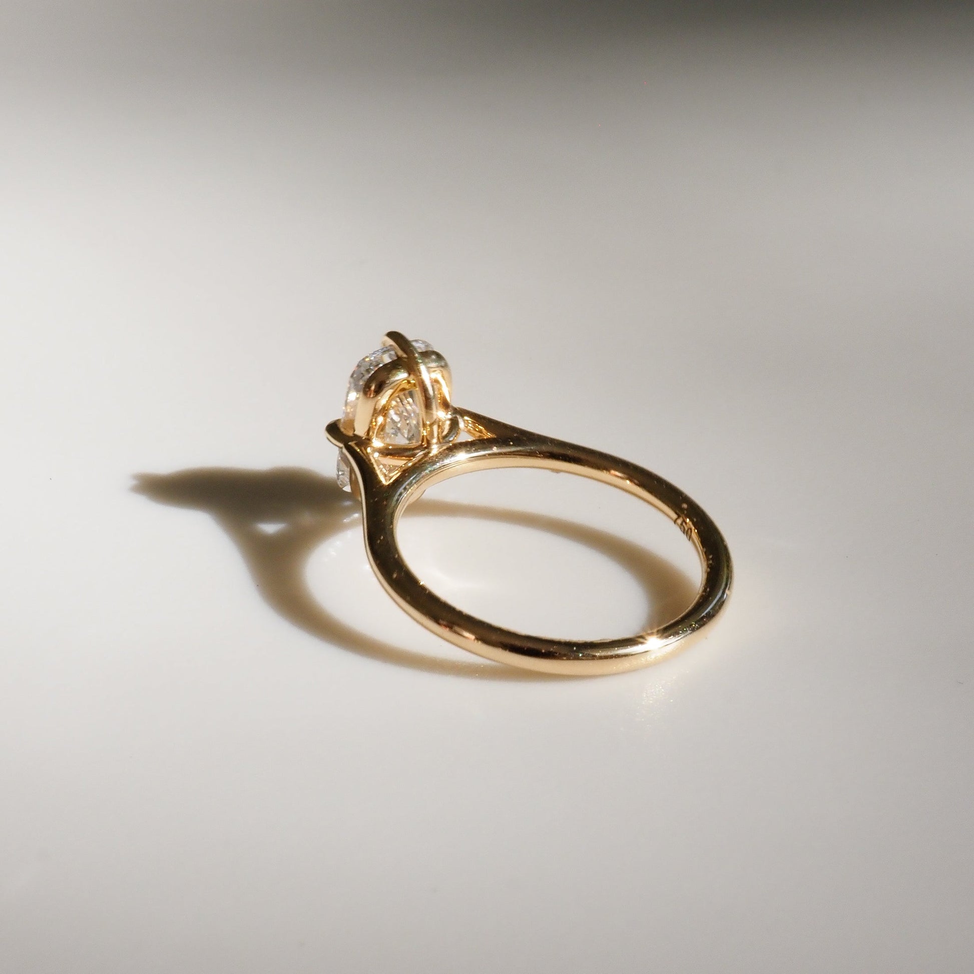 Solitaire-Oval Lab Grown Diamond Engagement Ring