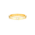 Load image into Gallery viewer, Gold Flush Setting Wedding Band with 0.10 TCW Round Lab-Grown Diamonds
