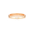 Load image into Gallery viewer, Gold Flush Setting Wedding Band with 0.10 TCW Round Lab-Grown Diamonds
